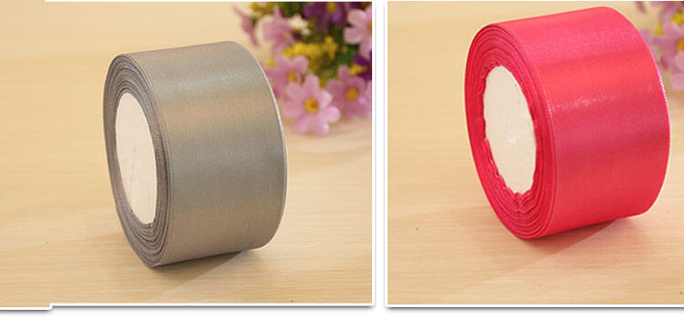 4cm Lụa Ruy Băng Satin Gói Chất Liệu Hoa Hồng Tím / Tím Violet / Tím Hoa Cà Đỏ Xanh Hồng Xanh Lá Phụ Kiện May Vá Diy Đầy Màu Sắc Màu Vàng
