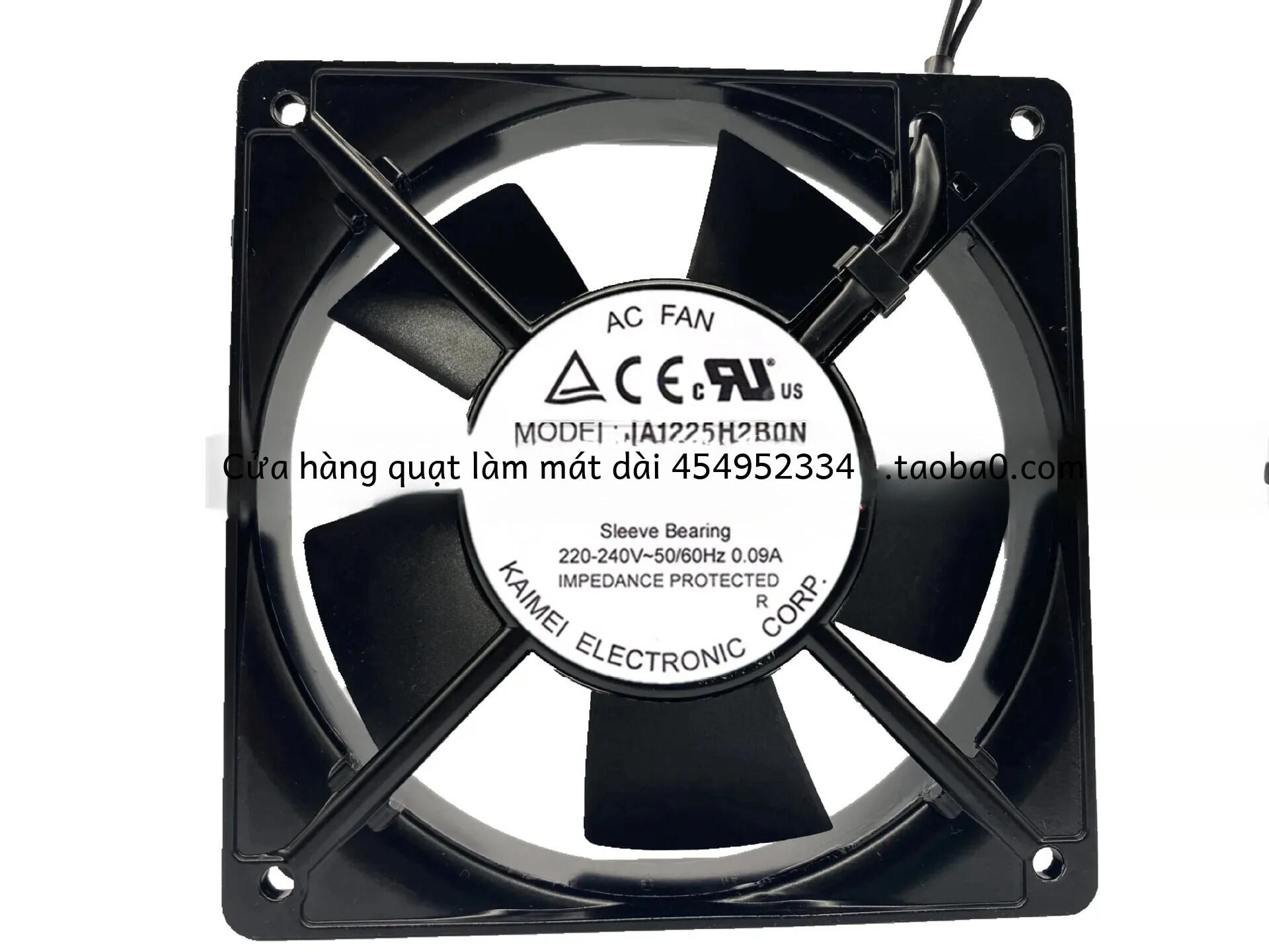 Xác Thực Ban Đầu 220V 50/60HZ 0.09a 12025 Hệ Thống Điện Thiết Bị Trang Trí Nhà Điện Phần Cứng Mẫu JA1225H2B0N