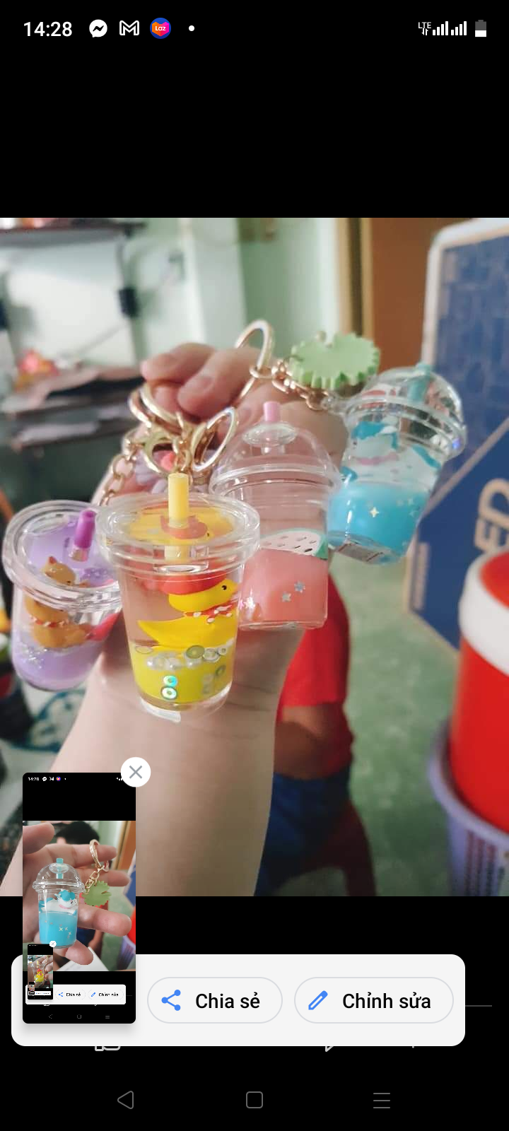 Móc khóa Ly Trà Sữa nhiều màu dễ thương