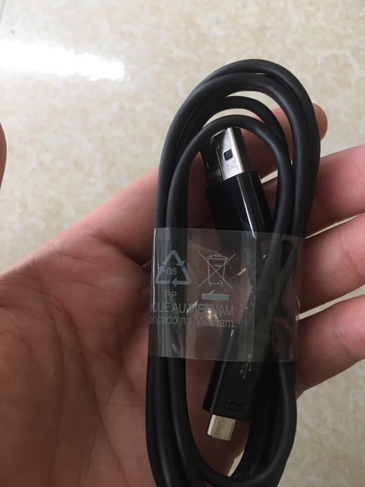 Cáp sạc sam sung micro đen trắng