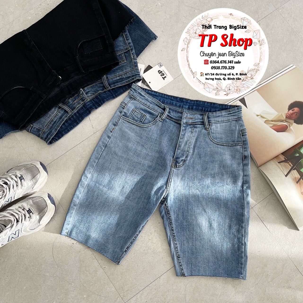 Quần ngố bigsize 60-85kg co giãn 4 chiều