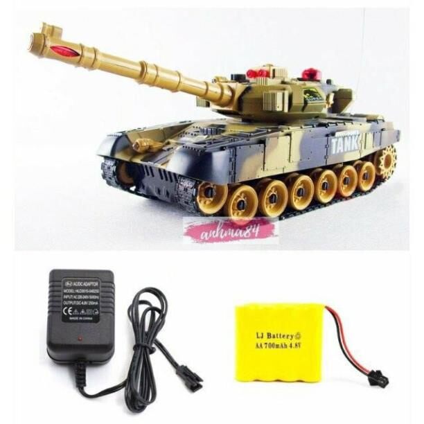 Xe tăng điều khiển từ xa - pin xạc - bánh xích