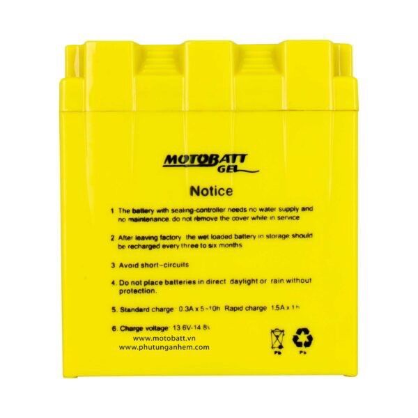 Bình ắc quy GEL Motobatt MTX3L (Sport)