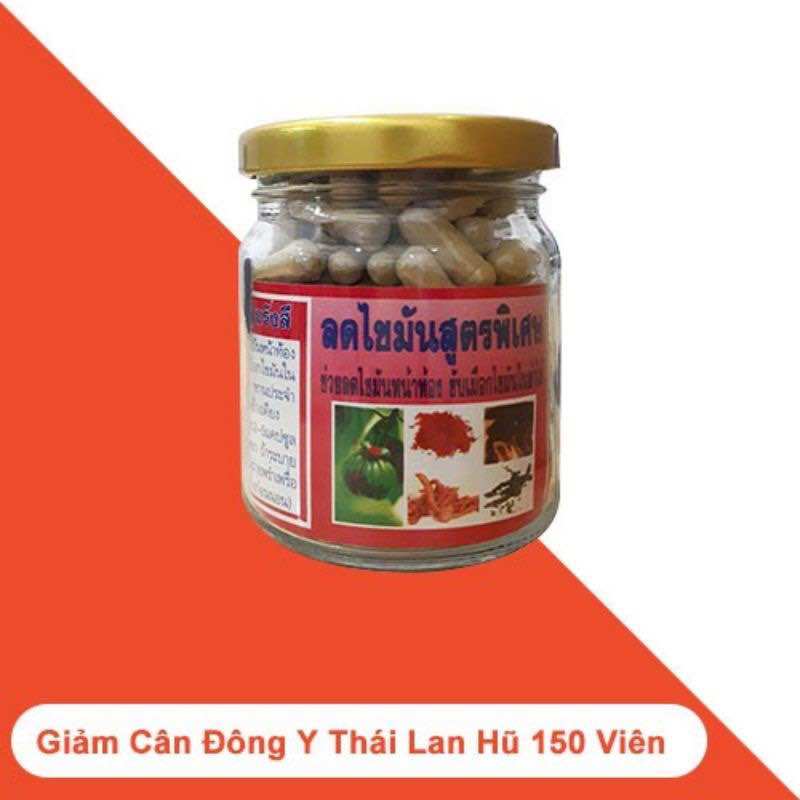 Giảm cân đông y thái lan 150v, giảm mỡ bụng, viên khử mỡ thái lan