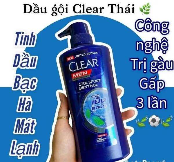 Dầu Gội Clear Men