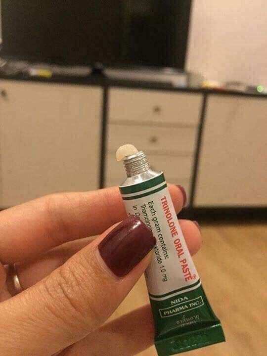 01 Túyp Kem Bôi Nhiệt Miệng Trinolone Oral Paste Thái Lan