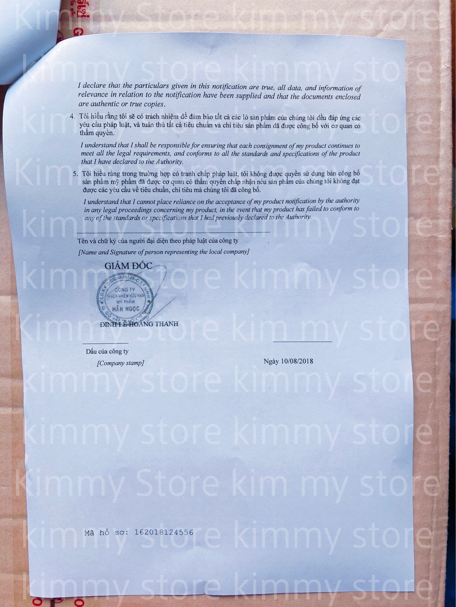 Kem young one thái chuẩn loại lớn 15g ( xù trung 15g )