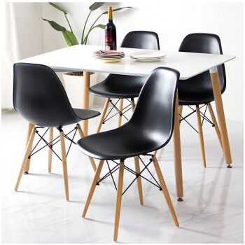 Bộ bàn ăn eames 4 ghế