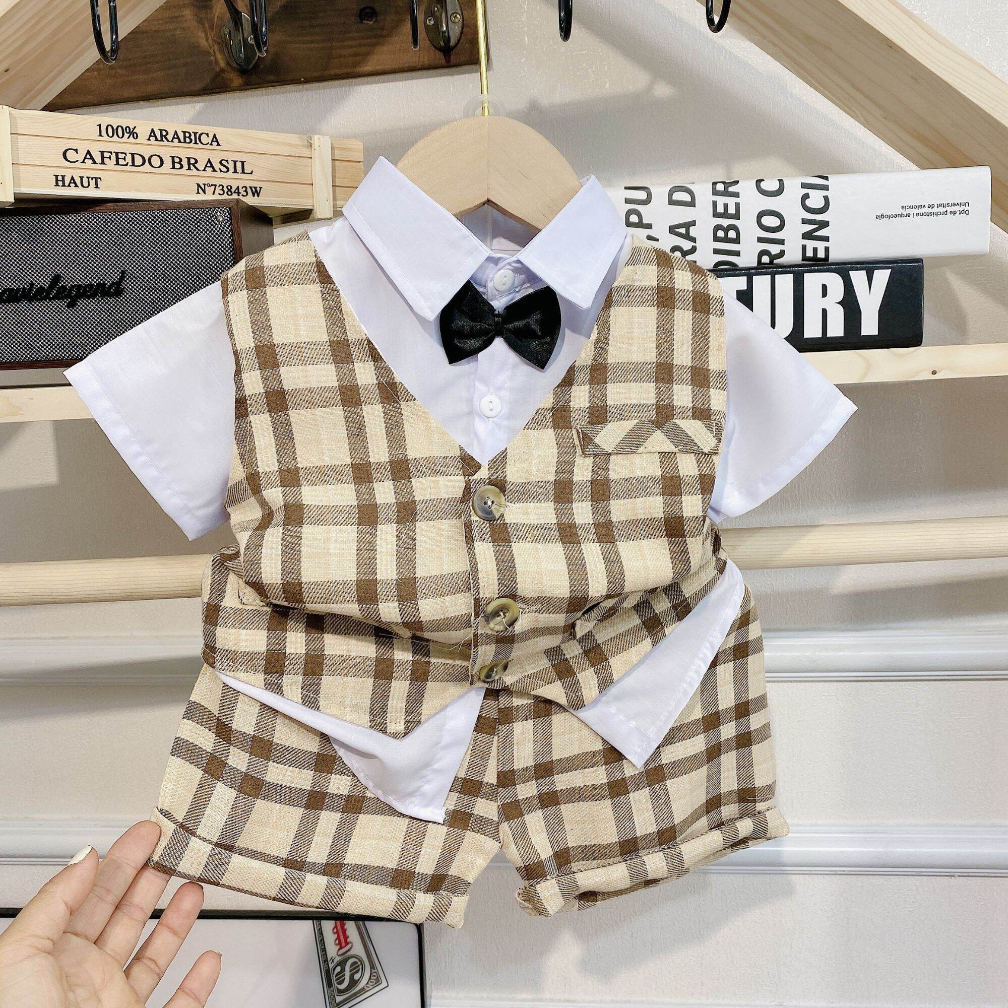 V2-Set công tử 4 chi tiết bé trai 8-18kg