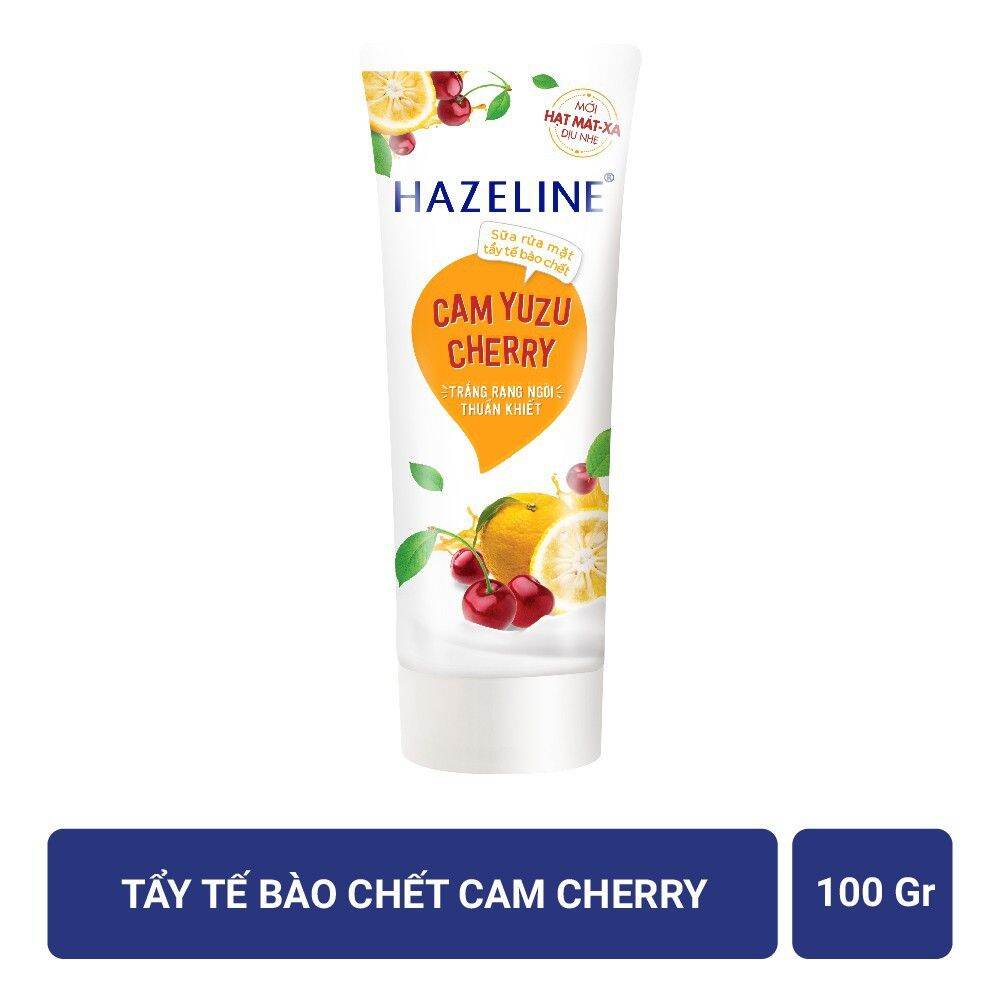SỮA RỬA MẶT HAZELINE CAM YUZU CHERRY 100g