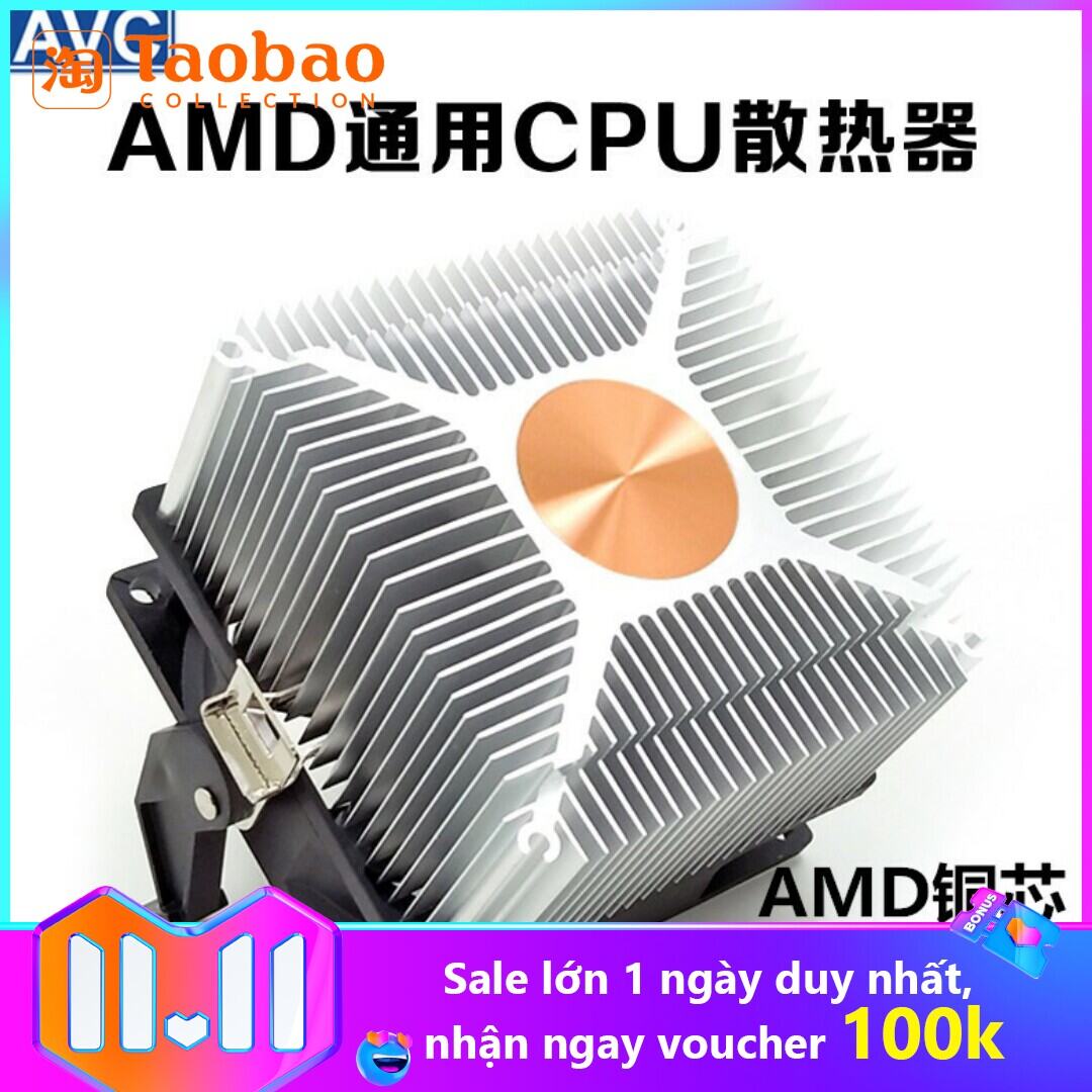 Bảng giá Lõi Đồng AMD Cái Quạt Cực Kỳ Yên Tĩnh CPU Bộ Tản Nhiệt AM2 AM3 Kiểm Soát Nhiệt Độ Quạt CPU Cái Quạt Máy Tính Để Bàn Máy Tính Phong Vũ