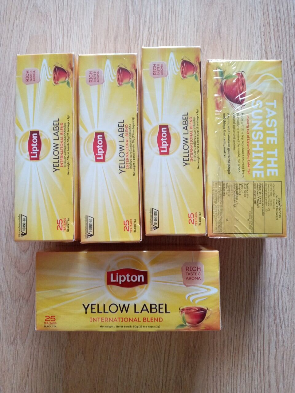 Lipton nhỏ 25 tép*2g, Tu nhien