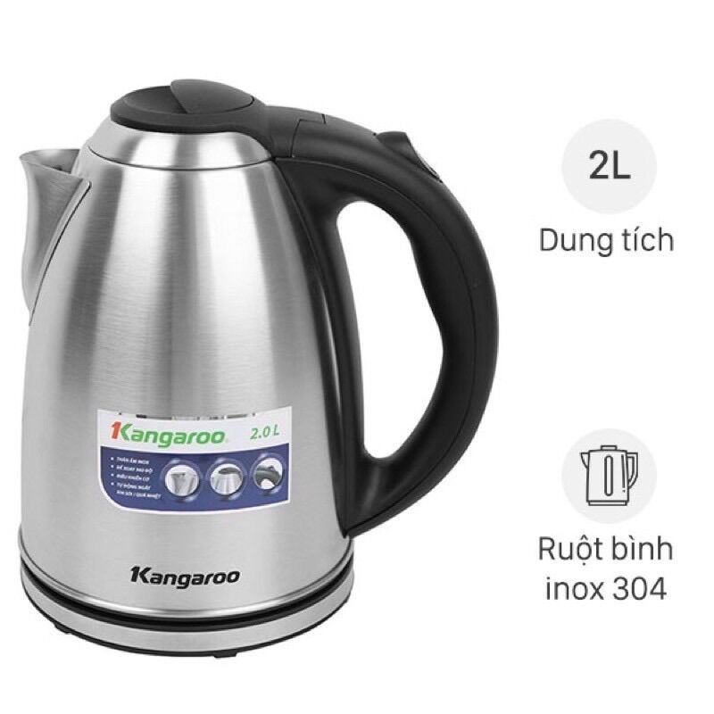 Bình đun siêu tốc kangaroo kg20sk3