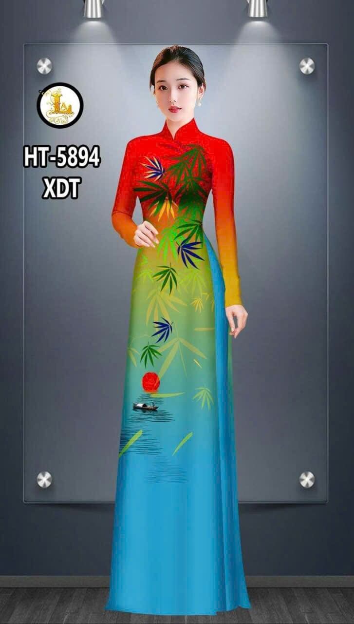 THIẾT KẾ HOA HOA GIÂY VAI RẢ REN CC190-+ LUA NHÂT 'VAN GỖ, PHI THÚY CO GIÃN TINH TẾ