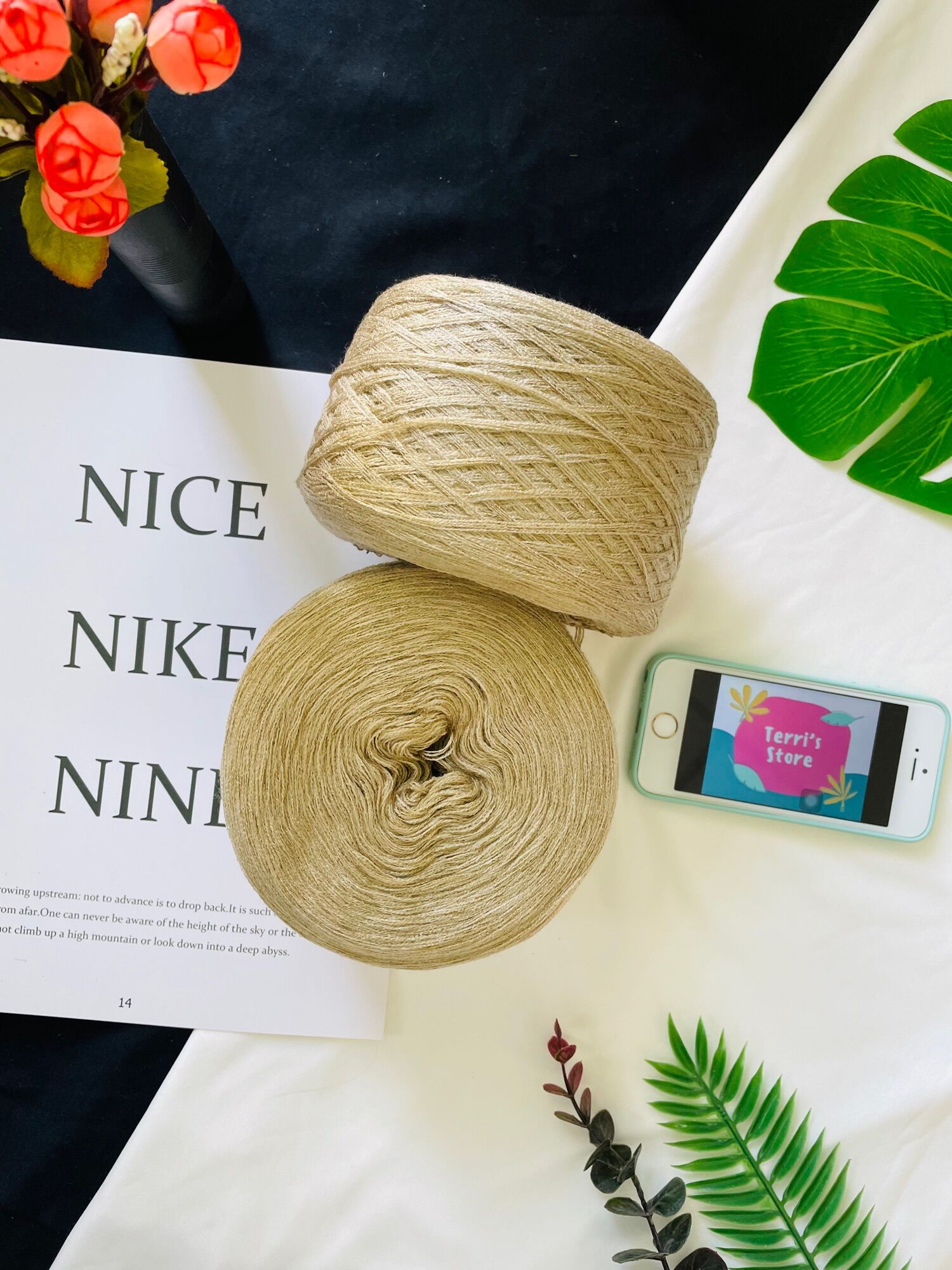Yarn - Len AC Nhật (Arcylic) - Len mềm, ấm, đan móc áo, khăn mùa thu đông | Terri Store