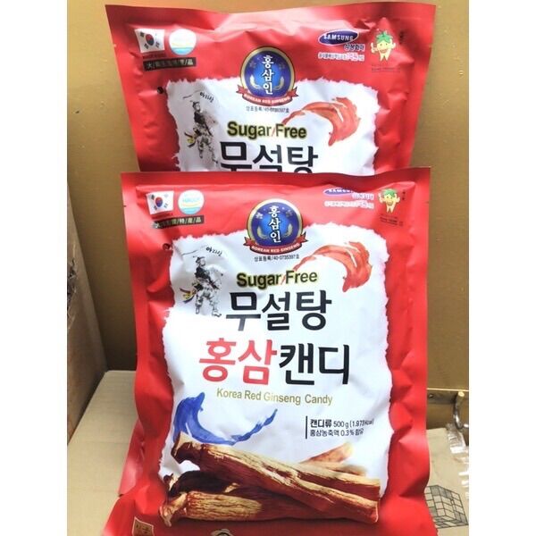 Kẹo Sâm Không Đường Hàn Quốc 500gr