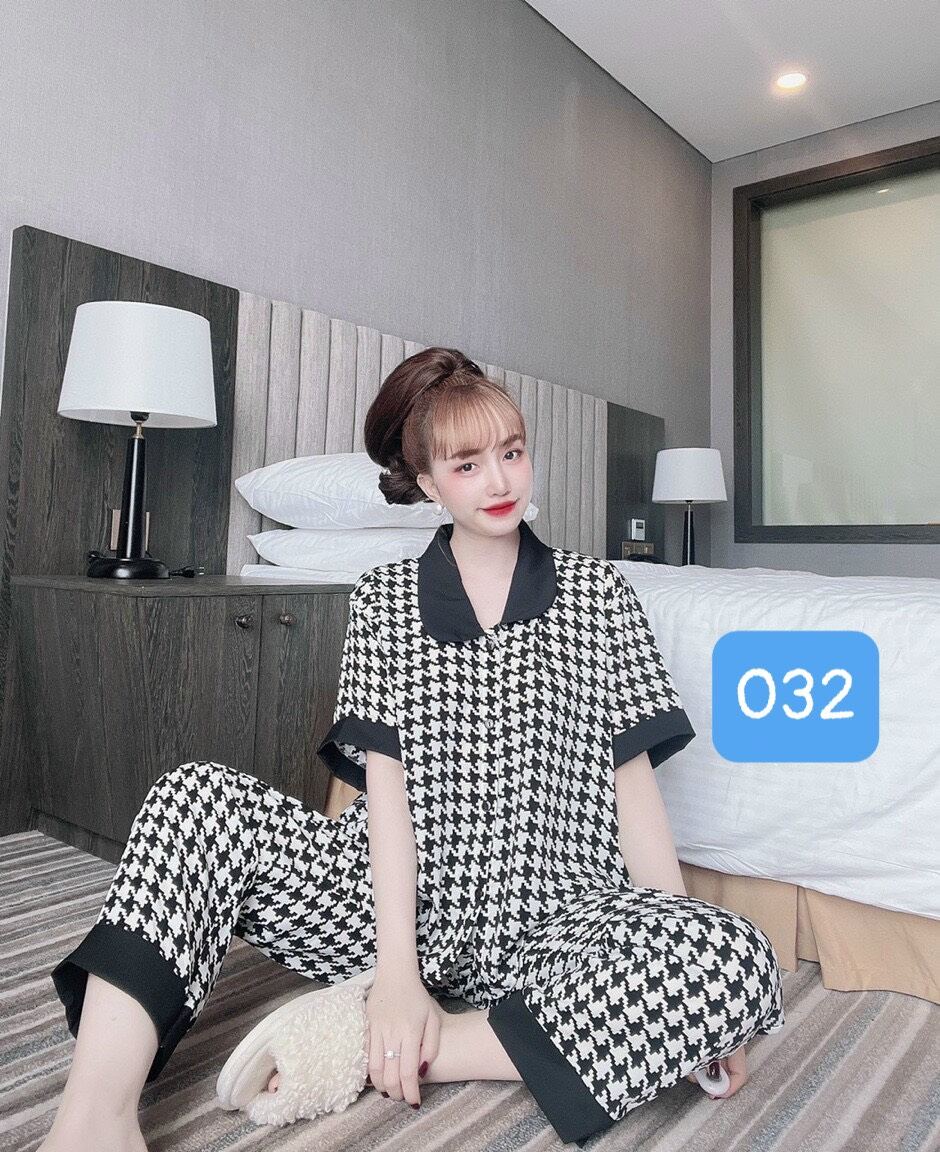 Bộ lụa Pijama lụa loại 1 chất mềm mịn, mát + Ảnh thật ,Bộ Lụa Mango Tay Ngắn