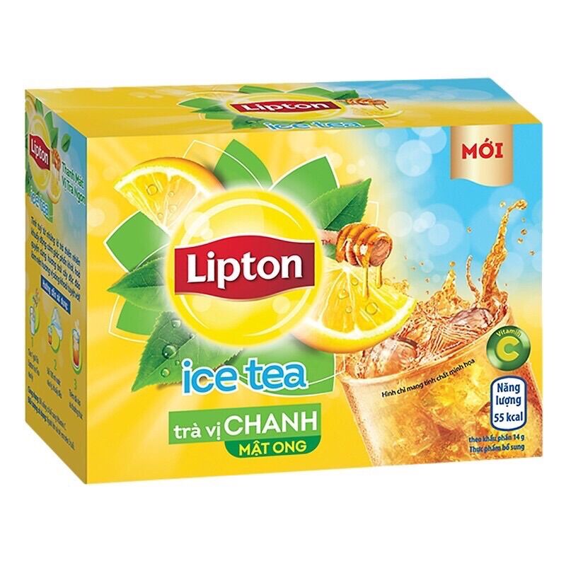 Trà Lipton hoà tan hộp 16 gói