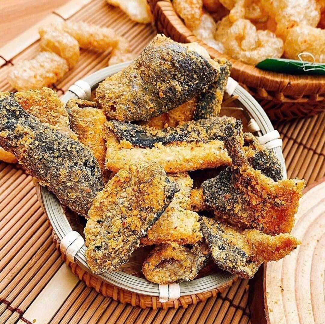 250.Gram - Da Cá Lắc Trứng Muối - Giòn Ngon Đậm Vị