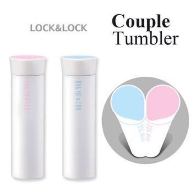 Bình giữ nhiệt couple bằng thép không gỉ lock&lock 400ml - lhc4113