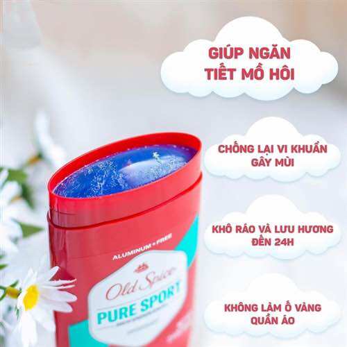 Lăn Nách dạng Sáp Old Spice USA 85g