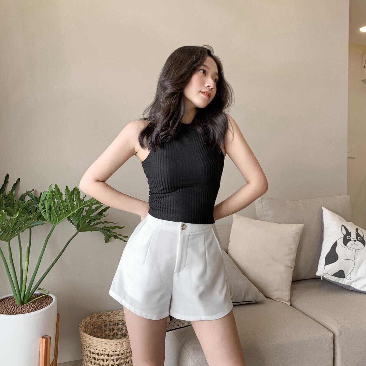 Quần short quần đùi nữ quần tây