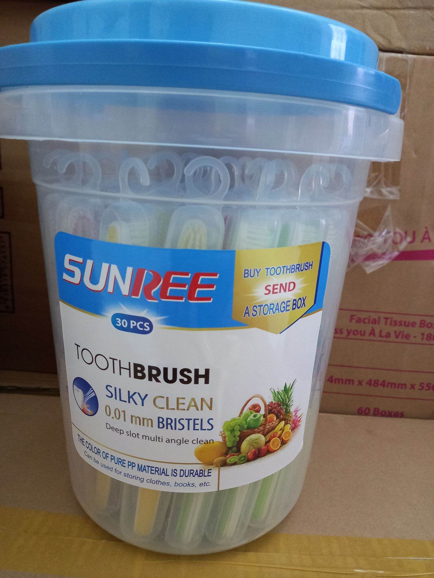 Bàn Chải Đánh Răng siêu mịn Sunree Thái Lan.