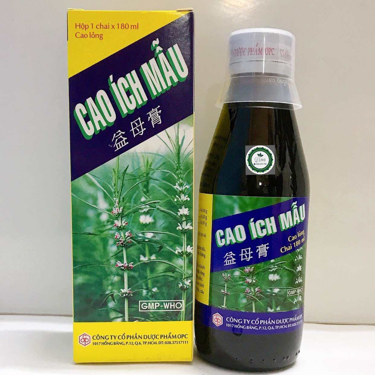 Cao ích mẫu chai 100ml,180ml Dược phẩm OPC