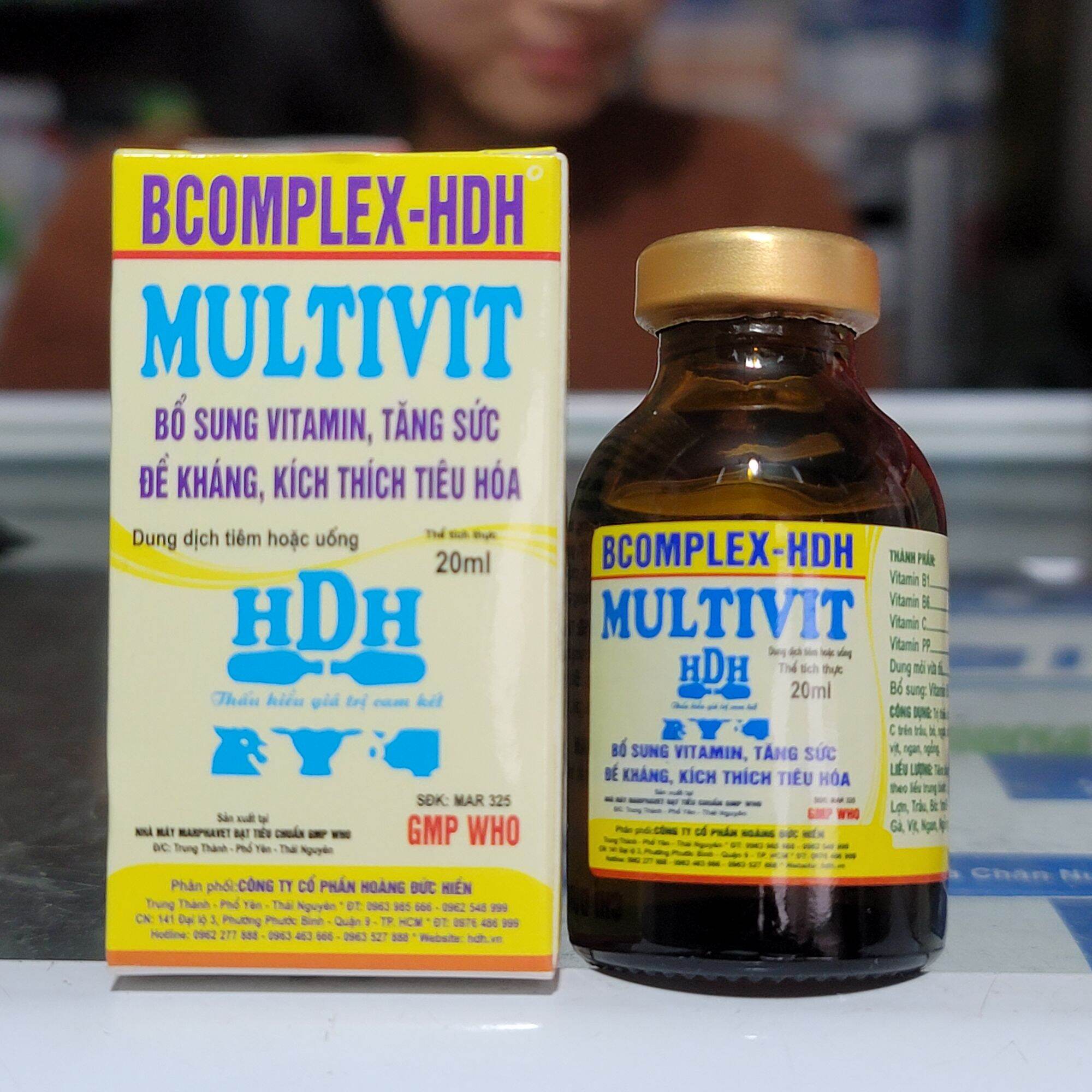 MULTIVIT 20ml Tăng Sức Đề Kháng, Kích Thích Tiêu Hóa Thú Cưng