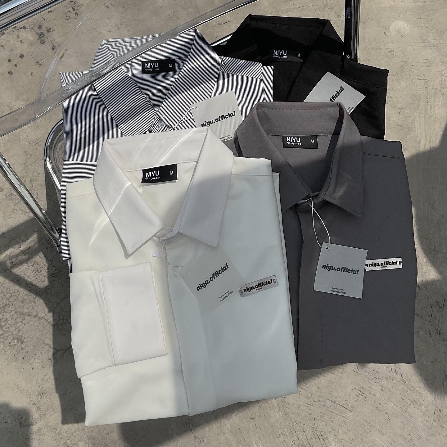 NIYU BASIC SHIRT - Sơ Mi Dài Tay/ Ngắn Tay - 4 Màu