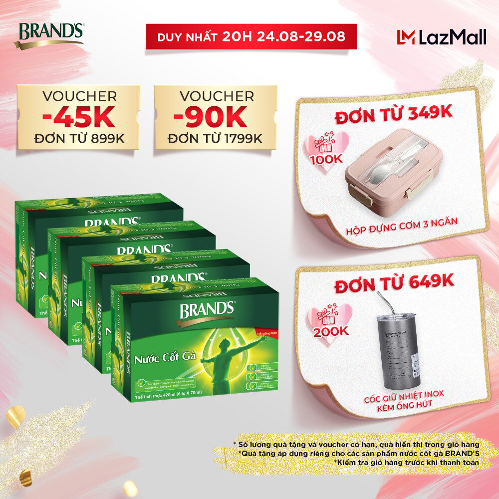Combo 4 nước cốt gà brand's vị truyền thống