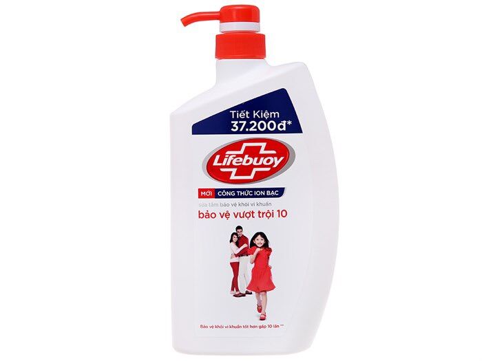 [HCM]Sữa Tắm Lifebuoy diệt khuẩn đỏ 850g
