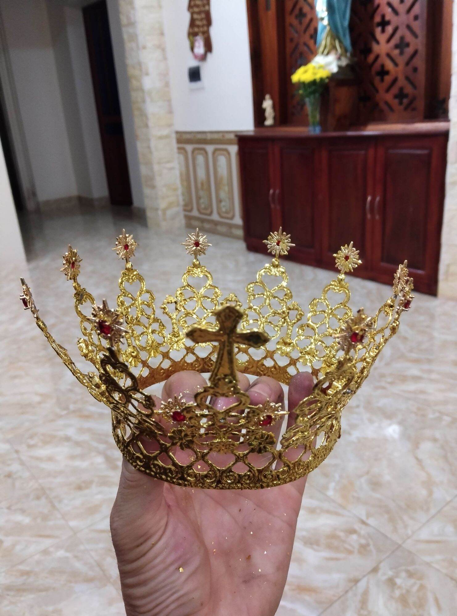 vương miện Đức Mẹ dành cho tượng cao 80 cm