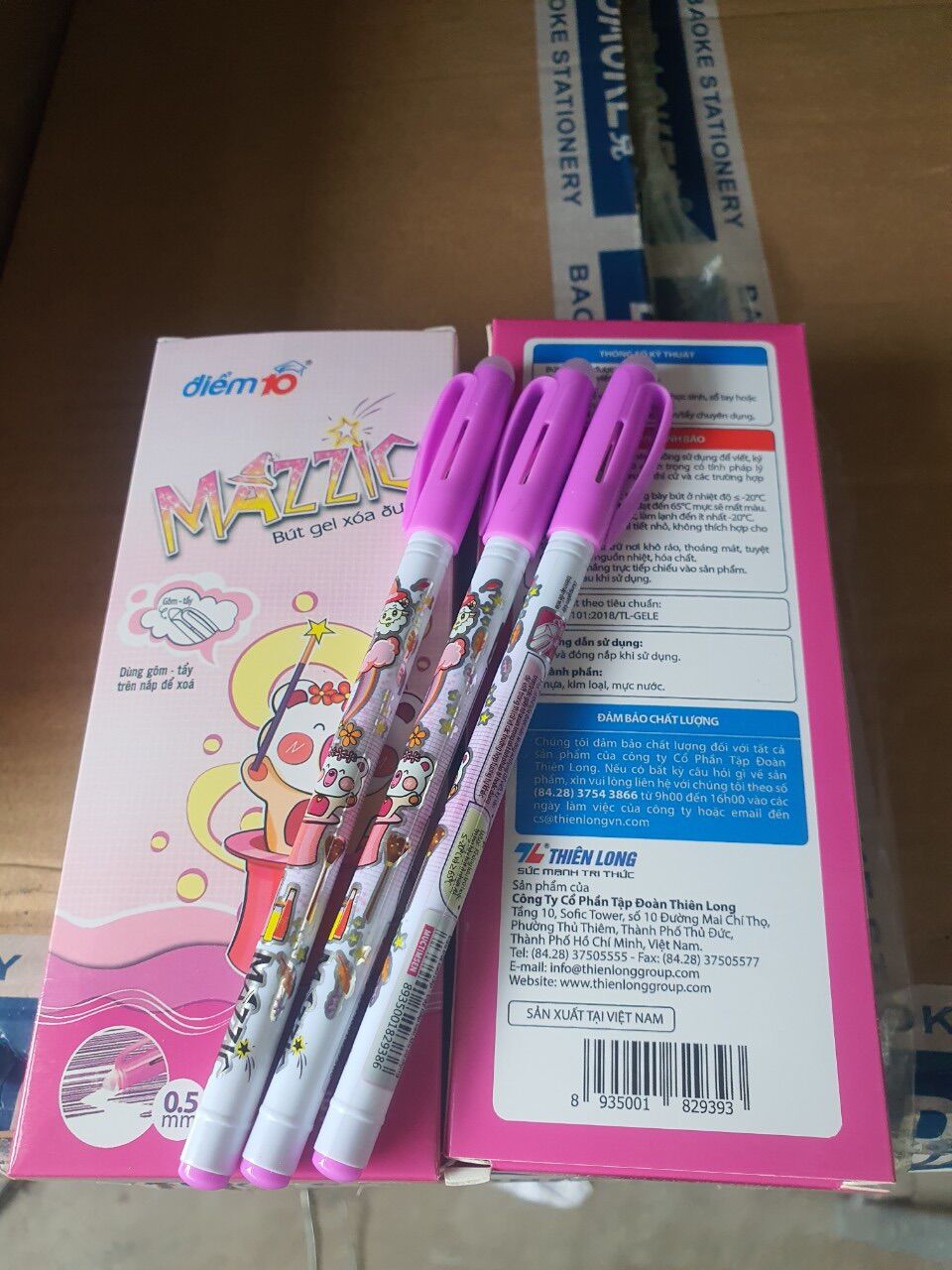 Bút Gel Xoá Được Mazzic( Hộp 20 Cây)
