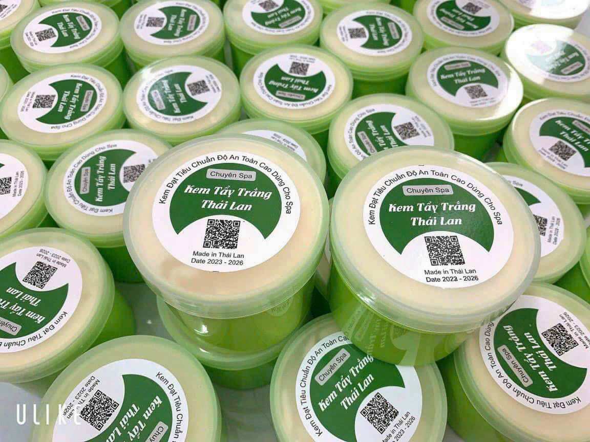  Kem Body Tẩy trắng mạnh Thái lan hộp lớn 500gr -Kem body cốt thái siêu trắng 