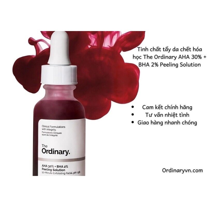 THE ORDINARY PEELING SOLUTION SERUM- Tinh chất tế bào chết aha 30% +bha 2% 30ml