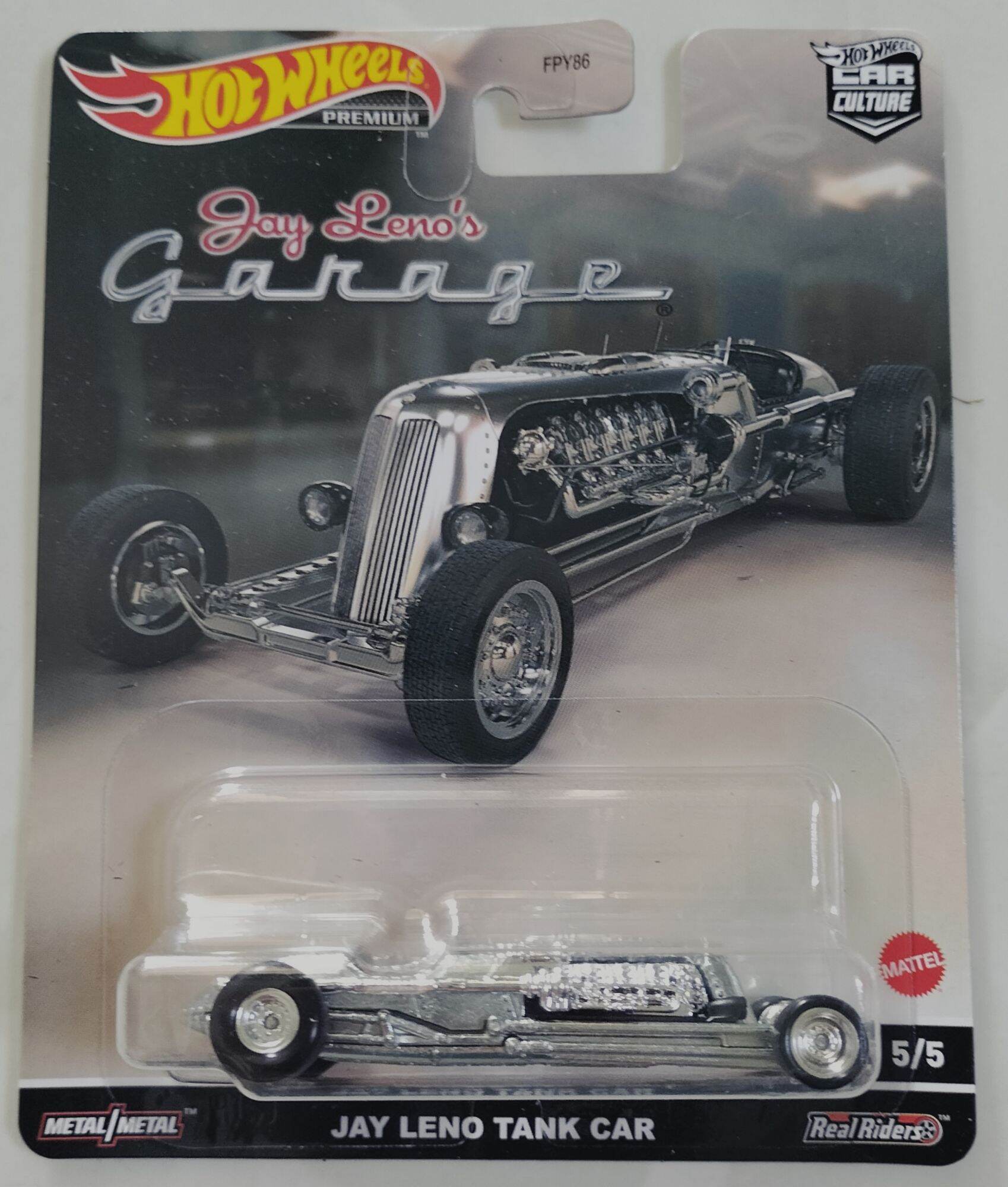 Xe mô hình Hot wheels 2022 car culture Jay leno`s garage Jay Leno tank car