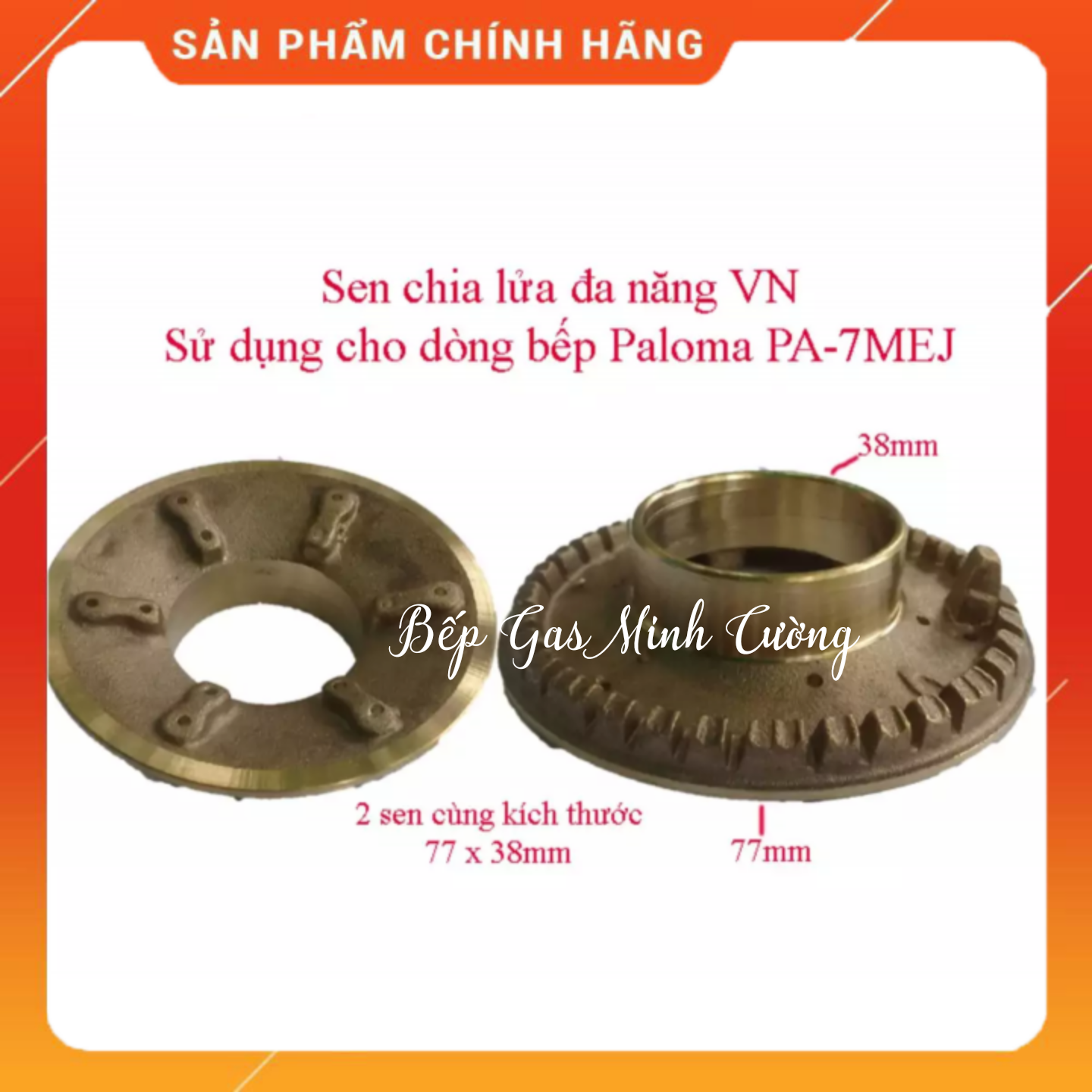 1 sen chia lửa bếp gas paloma 7mej.