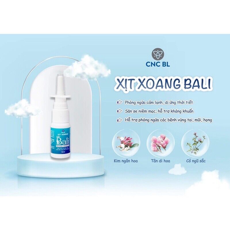XỊT XOANG BALI 15ml