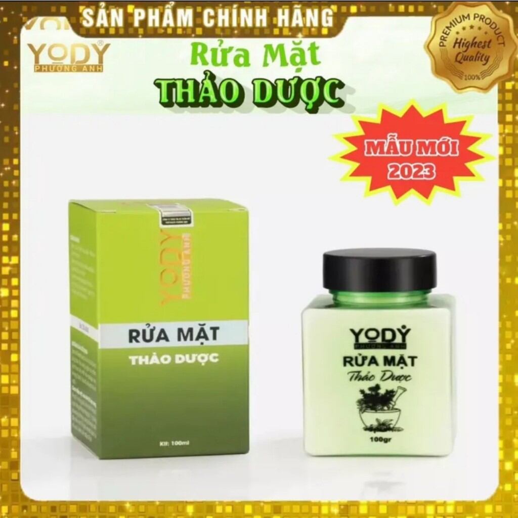 Bột Rửa Mặt Thảo Dược Yody White - Diệt khuẩn se lỗ chân lông (Chính hãng)