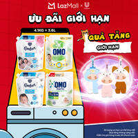 Bộ đôi COMBO giặt xả dành cho da nhạy cảm/bé yêu COMFORT OMO 3.6L/4.1kg