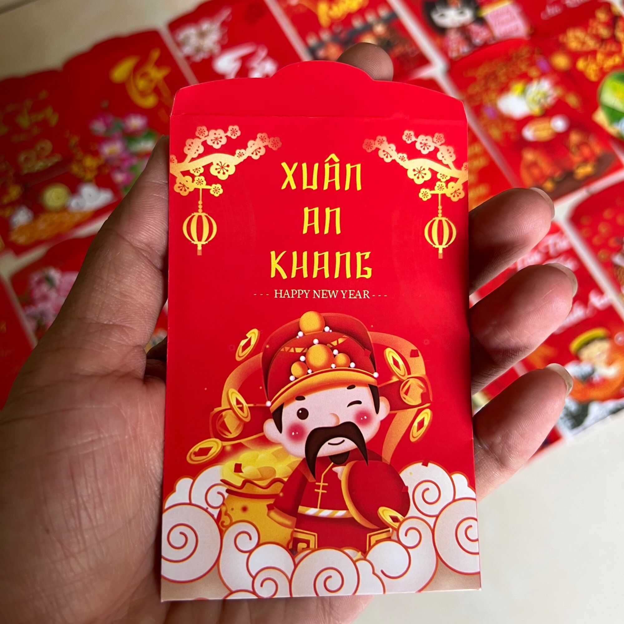 Sỉ 1000 bao lì xì truyền thống (7x11cm)