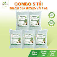 Combo 5 Túi Thạch dừa hương vải Goce - 5x1kg