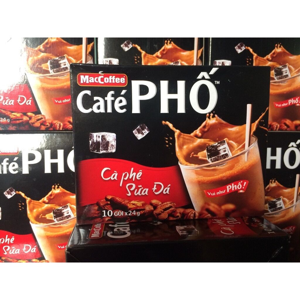 Cà phê Phố sữa đá 10gói *24g