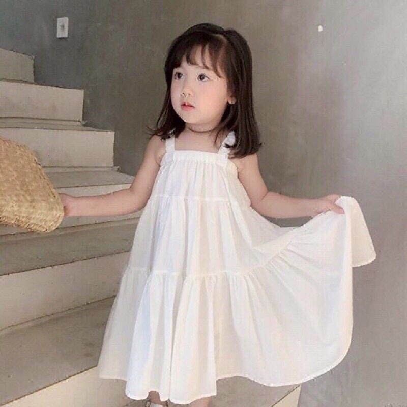 Váy Maxi tầng xoè cho bé gái
