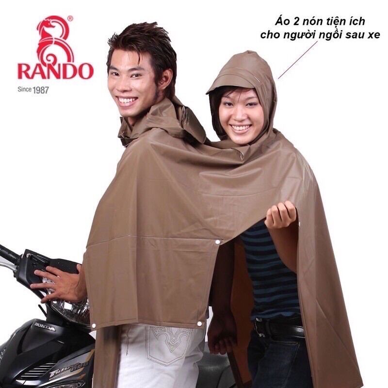 [HCM]ÁO MƯA 2 ĐẦU CAO CẤP THƯƠNG HIỆU RANDO