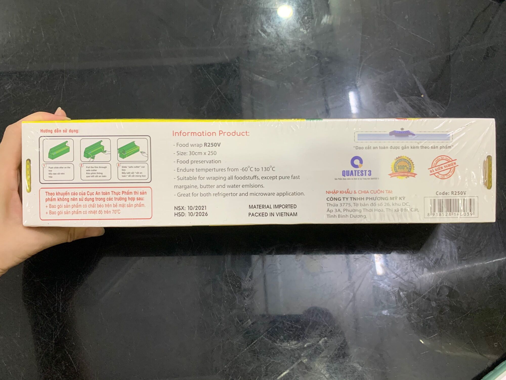 1 cuộn màng bọc thực phẩm Mango 250, Mango 450