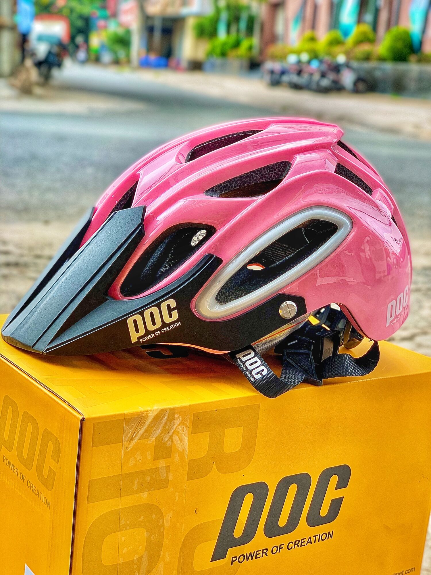 Nón POC 07 màu trắng chính hãng full box tặng kèm phụ kiện hãng - MixASale
