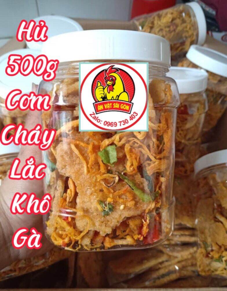 500g cơm cháy khô gà siêu rẻ