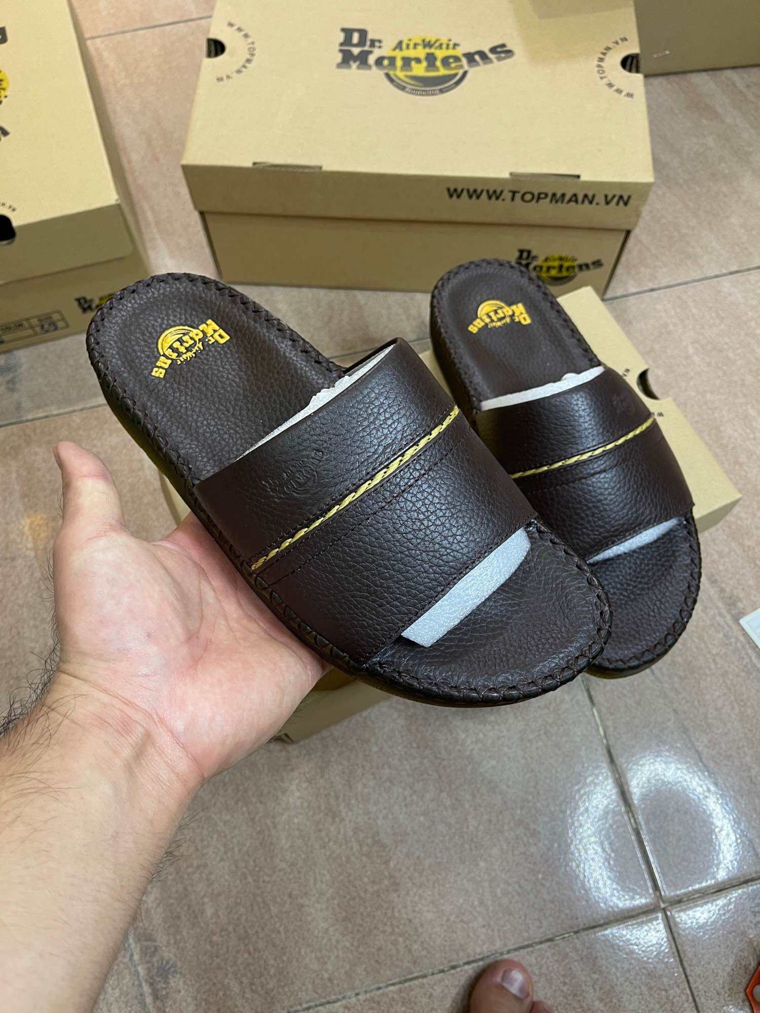 Dép doctor quai ngang 2023 may viền chính hãng thái lan bảo hành 12 tháng